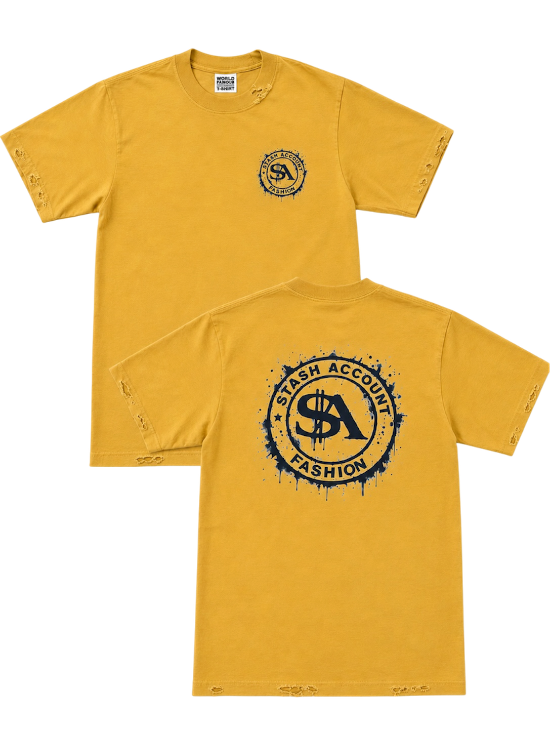 Mustard distressed
