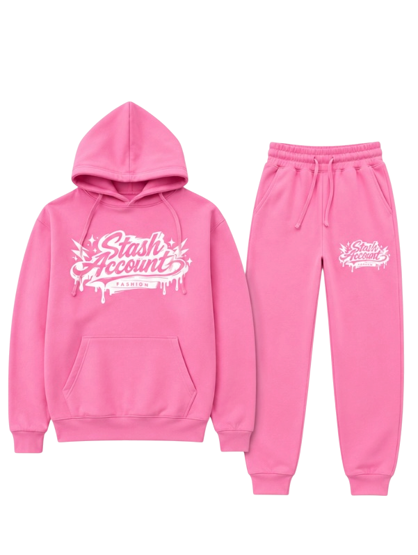 Pink STASHY drip logo (FREE SHIPPING)