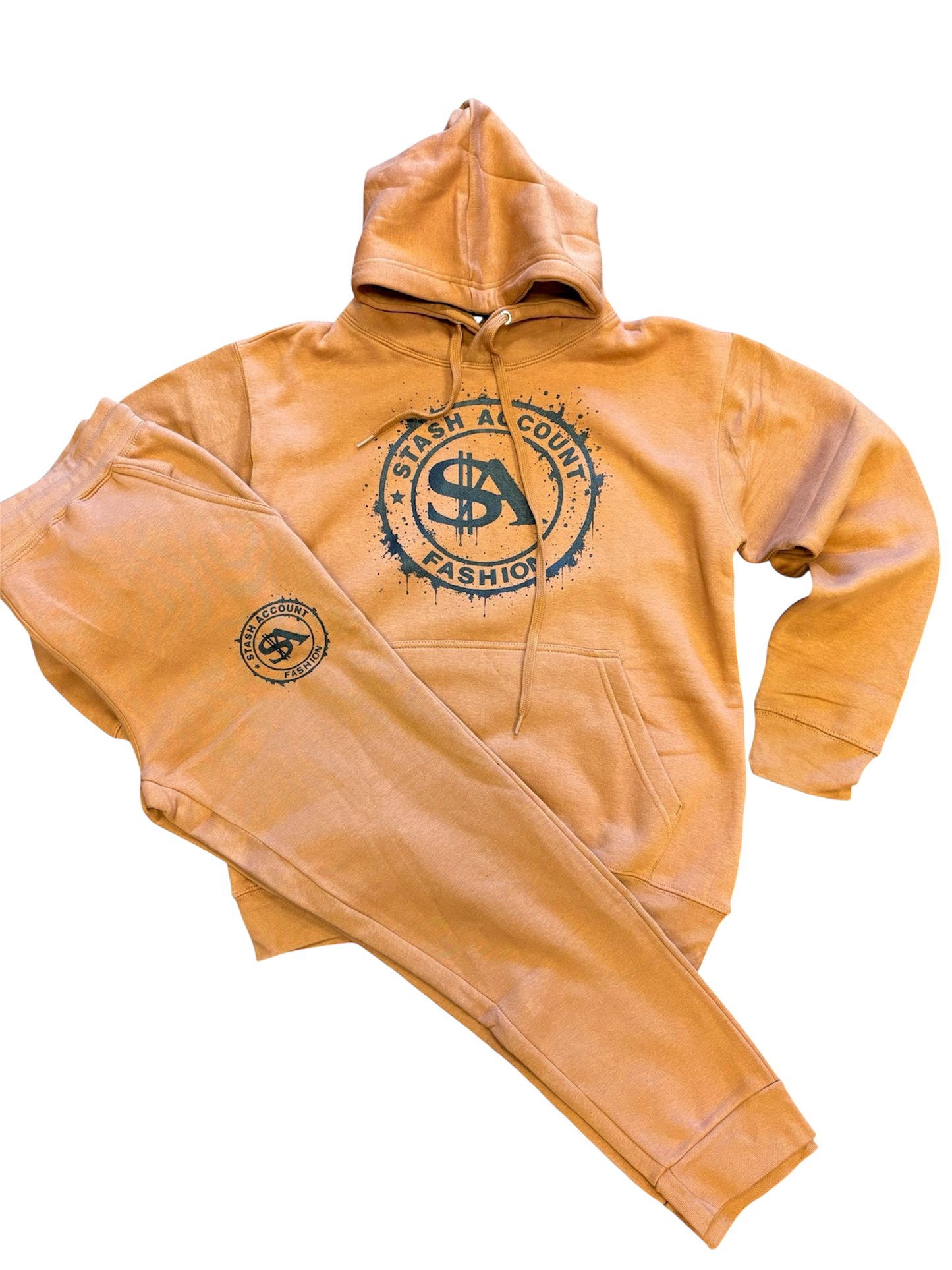 Copper splatter logo sets