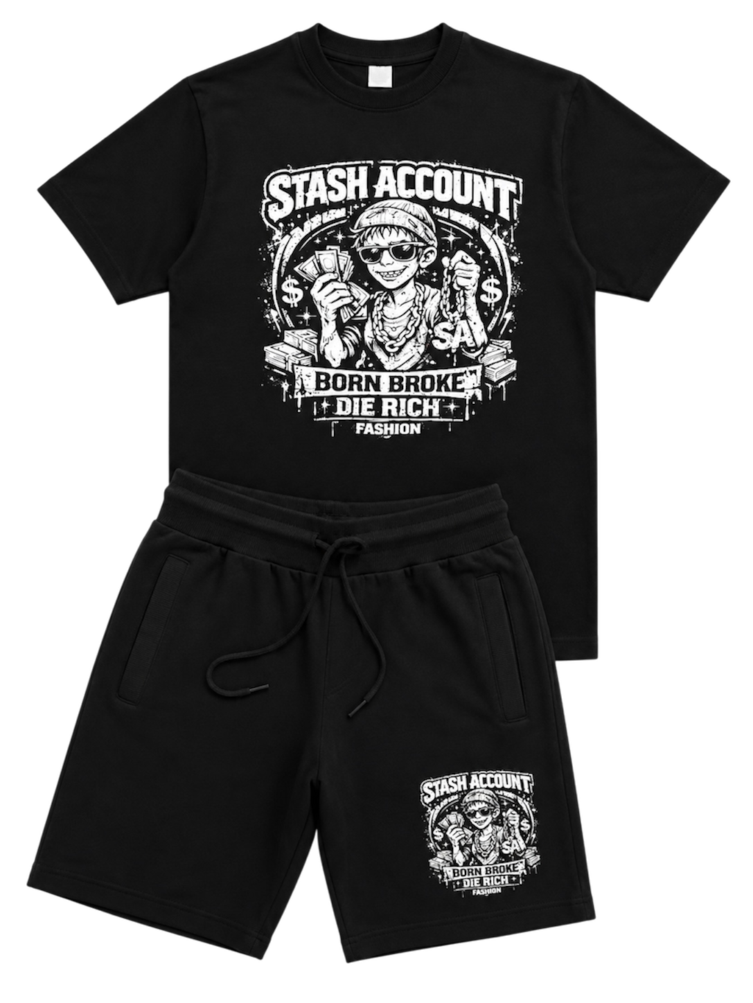 BORN BROKE DIE RICH set