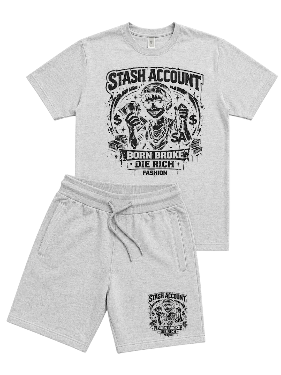 BORN BROKE DIE RICH set