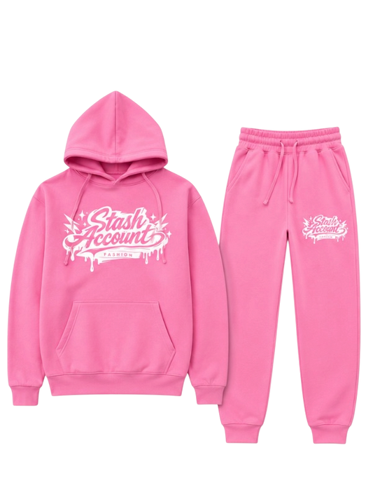 Pink STASHY drip logo (FREE SHIPPING)
