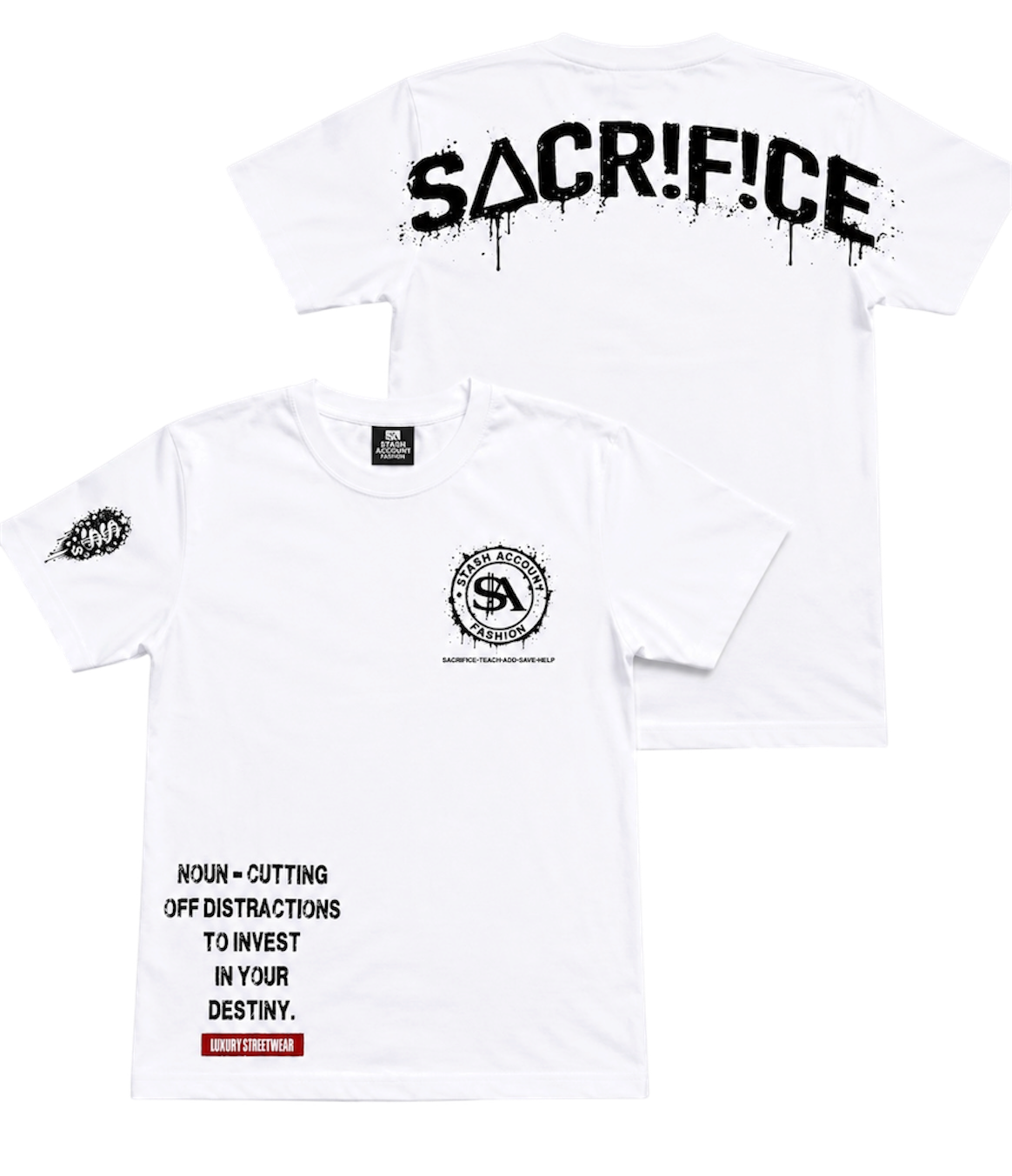SACRIFICE T.shirt (blk logo)