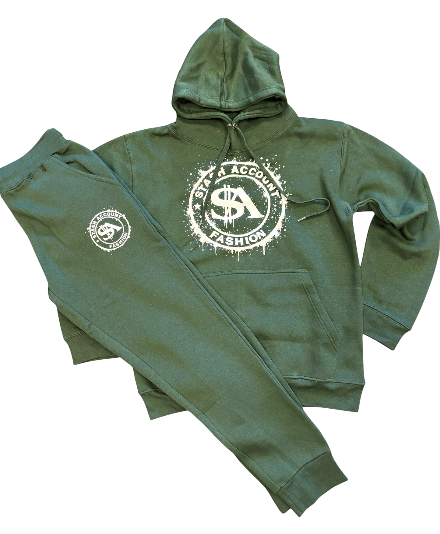 STASHY paint splatter logo set