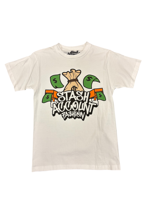 STASHY money gun t shirt
