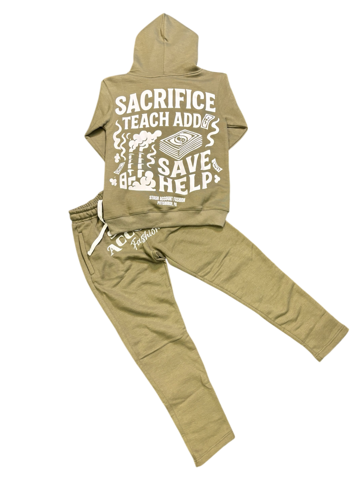 STASHY olive steel mill set